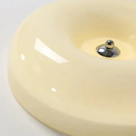 Glazen Plafondlamp Bauhaus Design Rond Ivoorwit LED Verlichting Slaapkamer Keuken Woonkamer Eetkamer Hal | Sulvida