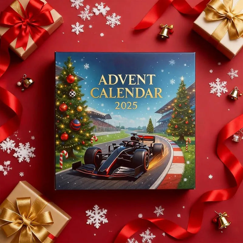 Racesport Adventskalender met 24 Verrassingen voor Autosportfans Verzamelaars Kerst Cadeau Countdown | Sulvida