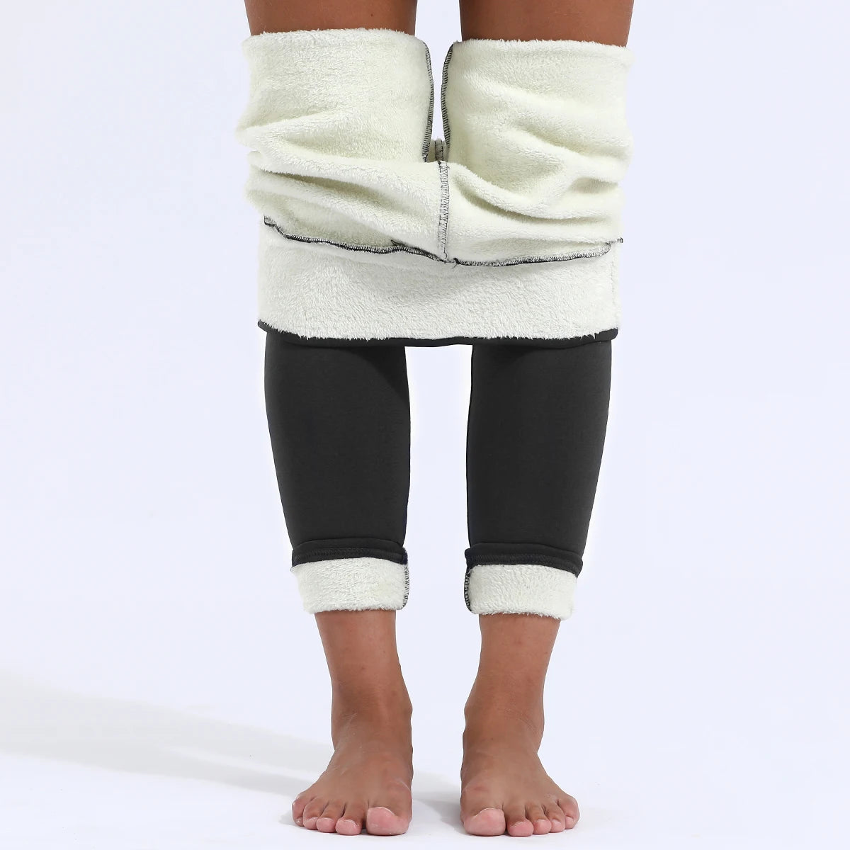 Thermische Fleece Legging Dames Gevoerd Naadloos Hoge Taille Winterbroek Warm Geïsoleerd Stretch Comfortabel | Sulvida