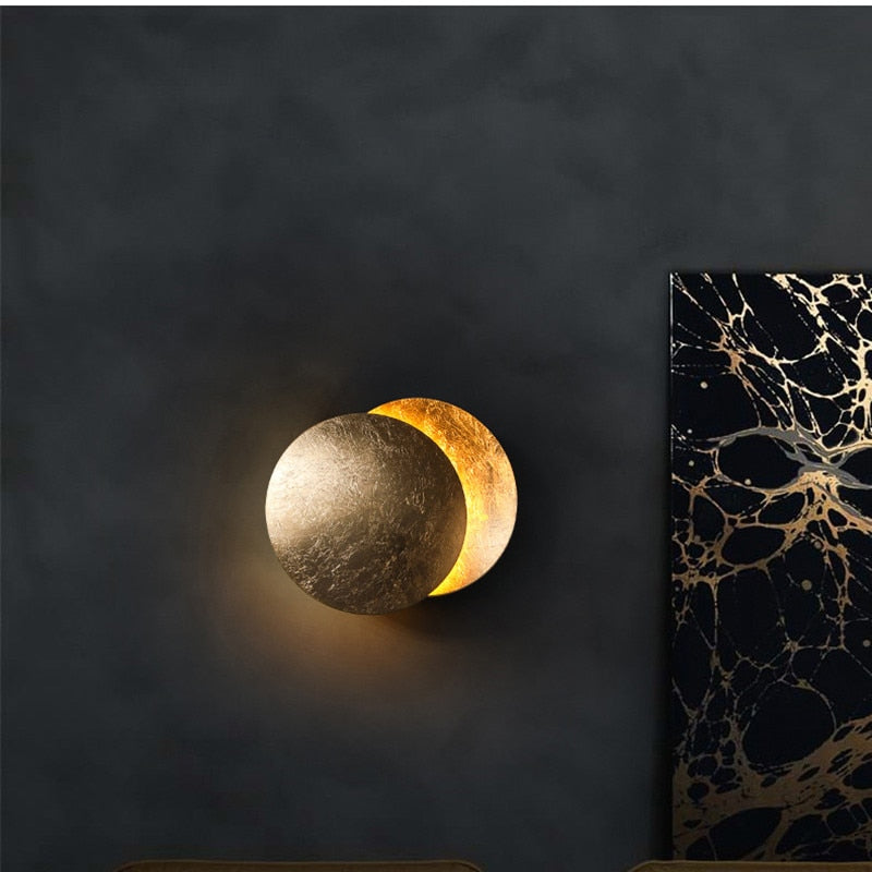 LED-wandlamp met schaduweffect wit modern design interieur woonkamer slaapkamer gang decoratief sfeerlicht | Sulvida