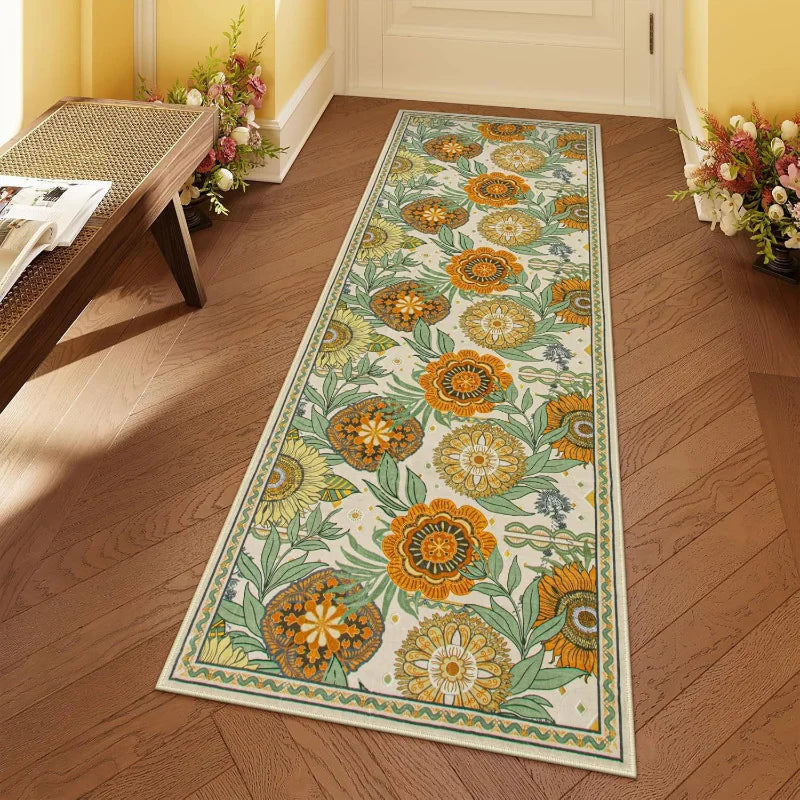 Looploper Gang Antislip Polyester Hal Runner Geometrisch Patroon Roze Moderne Gangmat Decoratie Interieur | Sulvida