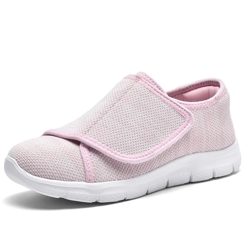 Aanpasbare Orthopedische Wandelsneakers met Zachte Medische Zolen Klittenbandsluiting Comfortabel Unisex | Sulvida