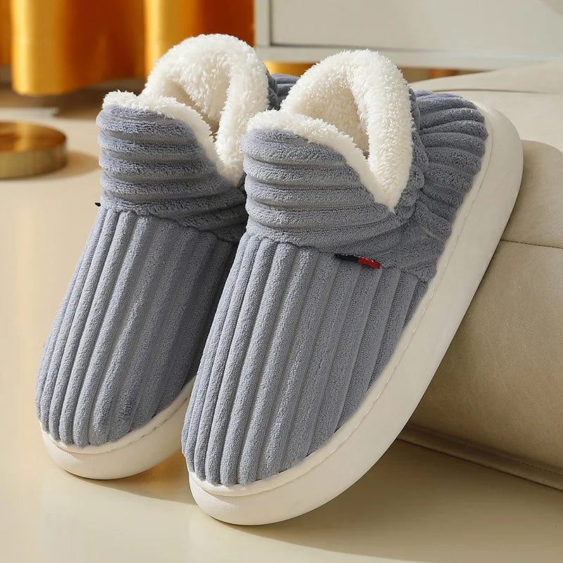 Winterpantoffels Pluche Heren Dames Zachte Zool Bontslippers Warm Huisschoenen Antislip Comfortabel Binnen | Sulvida