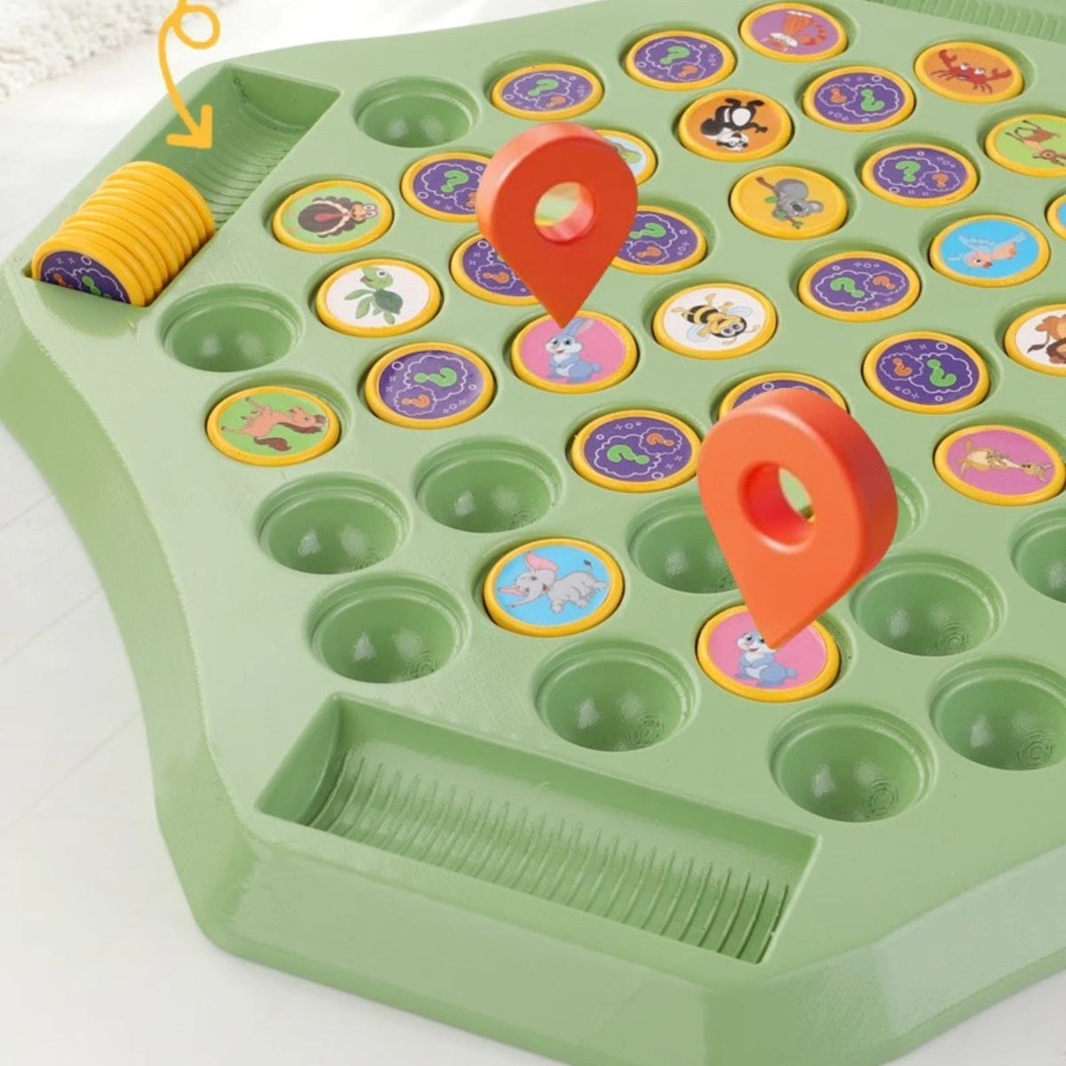 Educatief Geheugenbord Spel voor Kinderen Dieren en Fruit Herkenning Cognitieve Ontwikkeling Leerzaam | Sulvida