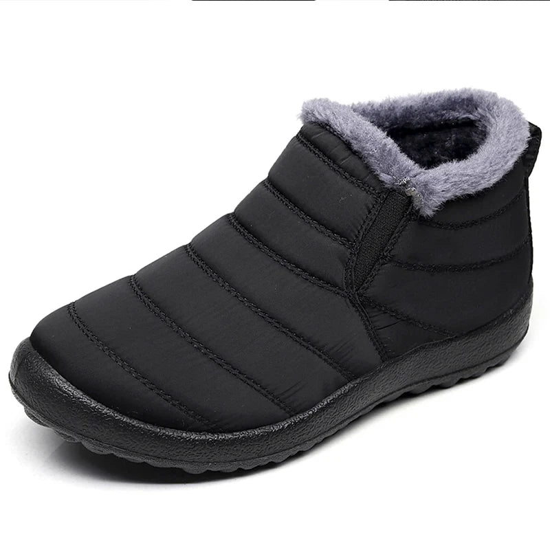 Bottes d’hiver doublées pour homme, imperméables, avec semelle antidérapante, confortables et chaudes pour un usage quotidien en extérieur | Sulvida