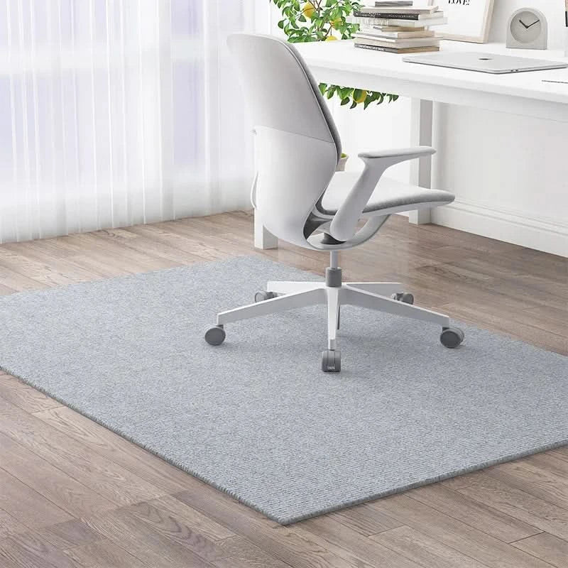 Tapis de chaise de bureau 120x90 cm Transparent - Protection de sol pour parquet, stratifié et carrelage - Sous-main antidérapant pour espace de travail | Sulvida