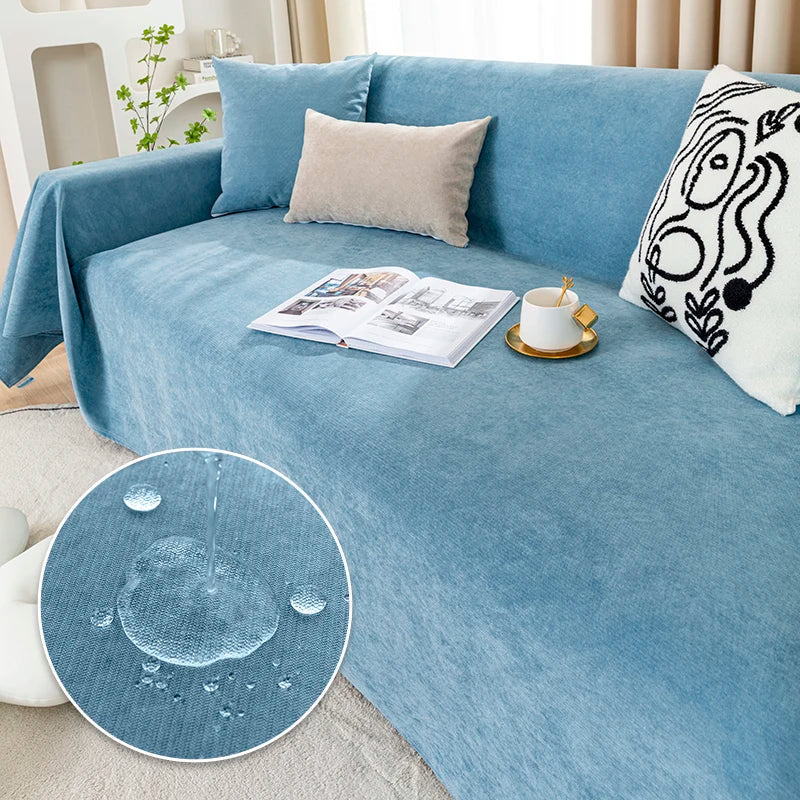 Meubelbeschermer met Franjes Waterdicht Spandex Polyester Hoes voor Bank Bed Stoel Multifunctioneel Elegant | Sulvida
