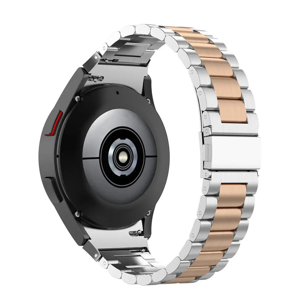 Bracelet de smartwatch en acier compatible avec Galaxy Watch 5 40mm 44mm et Watch 5 Pro 45mm, bracelet de montre élégant, accessoire | Sulvida