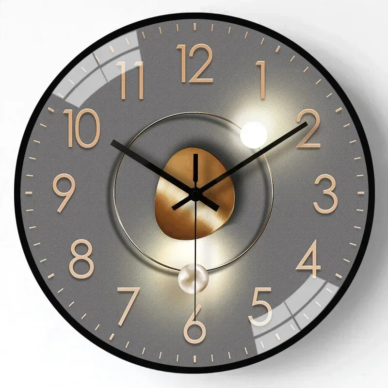 Stille Wandklok Geruisloos Uurwerk 30cm Klassiek Design Slaapkamer Kantoor Woonkamer Moderne Interieur Decoratie | Sulvida