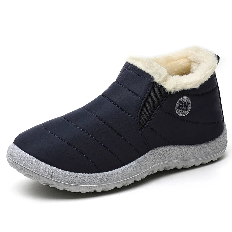 Bottes d’hiver doublées pour homme, imperméables, avec semelle antidérapante, confortables et chaudes pour un usage quotidien en extérieur | Sulvida