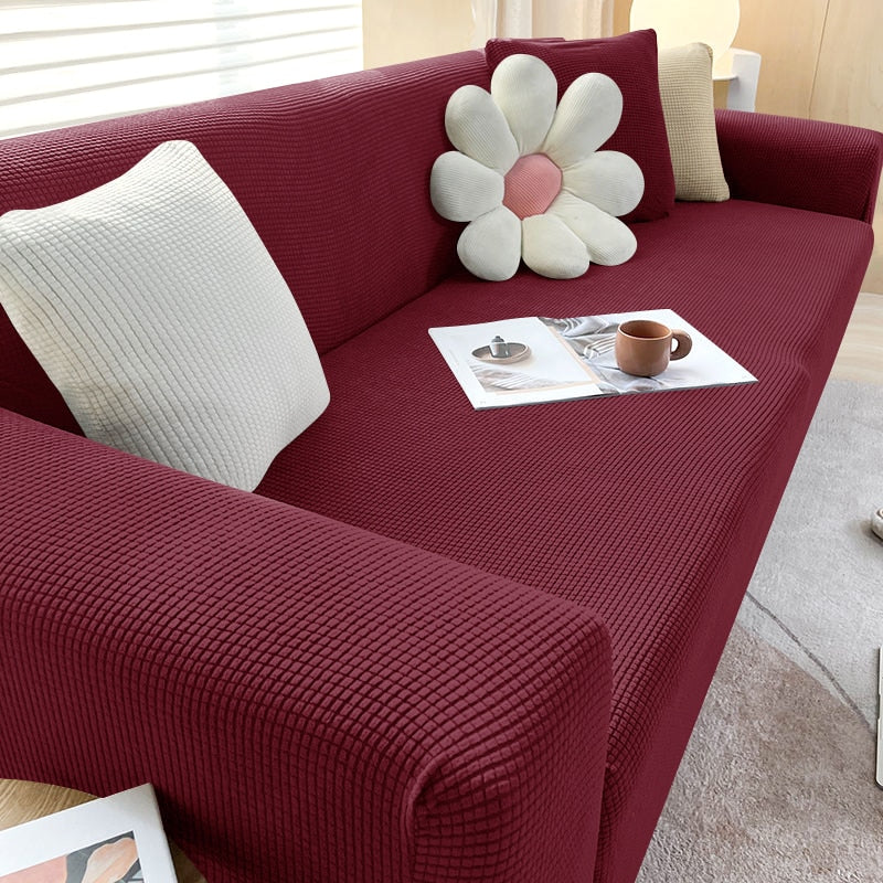 Rekbare Bankhoes Elastisch voor Bank 1-4 Zits Meubelbeschermer Sofa Cover Huiskamer Interieur Woondecoratie | Sulvida