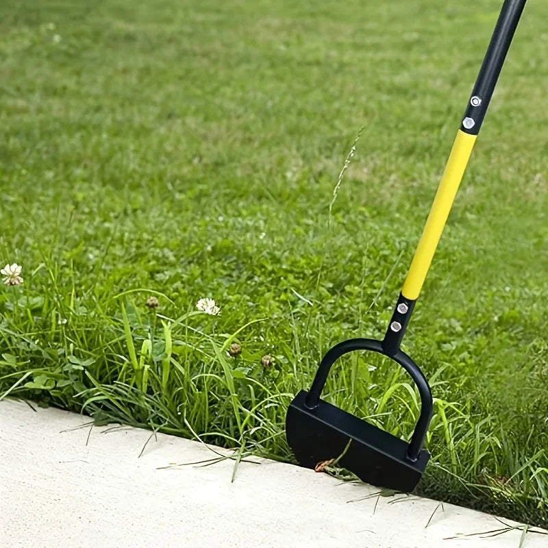Handbedienbare Grasstekker Halvemaanvorm Getand voor Strakke Gazonranden Tuinen Perken Paden Graskantsteker | Sulvida