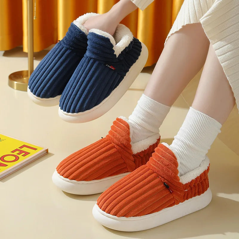 Winterpantoffels Pluche Heren Dames Zachte Zool Bontslippers Warm Huisschoenen Antislip Comfortabel Binnen | Sulvida