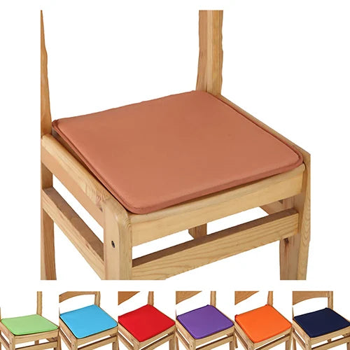 Stoelkussen Katoenmix 40×40 cm Vierkant met Strikbandjes voor Eetkamerstoelen Tuinstoelen Tuinmeubels | Sulvida