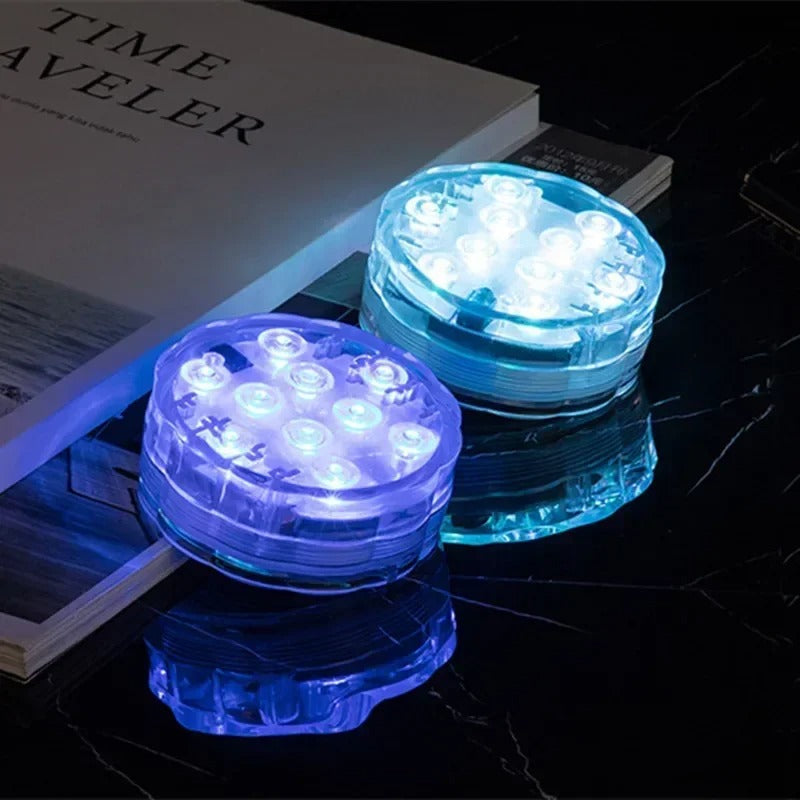 Onderwaterlampjes LED Zwembadverlichting Waterbestendig 16 Kleuren Afstandsbediening RGB Pool Lights | Sulvida