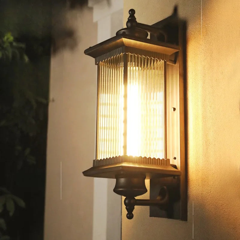 Metalen Buitenlamp Wandmontage LED IP65 Tuinverlichting Waterdicht Zwart 60cm 80cm Terras Entree Gevel Modern | Sulvida