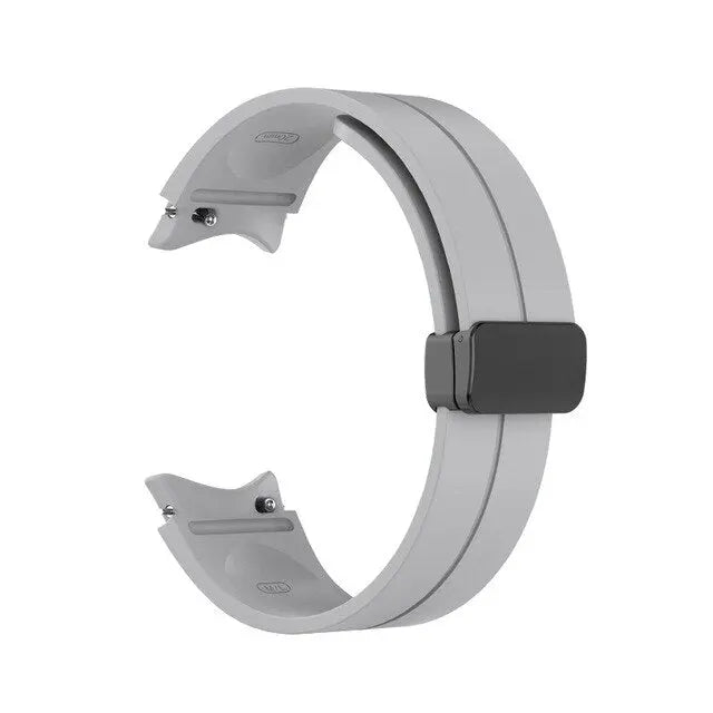 Bracelet de montre en silicone compatible avec Galaxy Watch 4 5 6, fermoir réglable, bracelet de sport et accessoire pour montre connectée | Sulvida