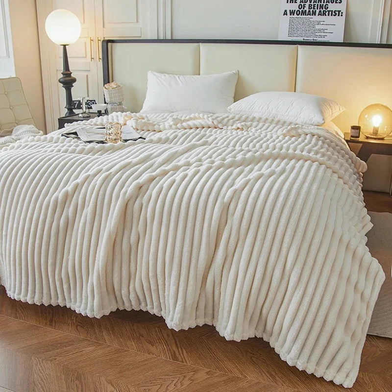 Zachte Fluwelen Plaid Polyester Woonkamer Bank Overtrek Warmhoudend Sofa Deken Winter Hygge Decoratief | Sulvida