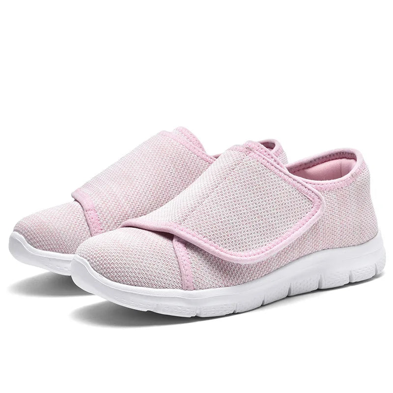 Aanpasbare Orthopedische Wandelsneakers met Zachte Medische Zolen Klittenbandsluiting Comfortabel Unisex | Sulvida