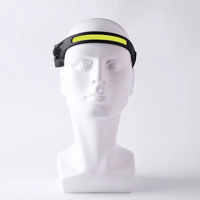 LED hoofdlamp met handsensor draadloos oplaadbaar voor wandelen hardlopen kamperen outdoor sporten nachtelijk gebruik | Sulvida