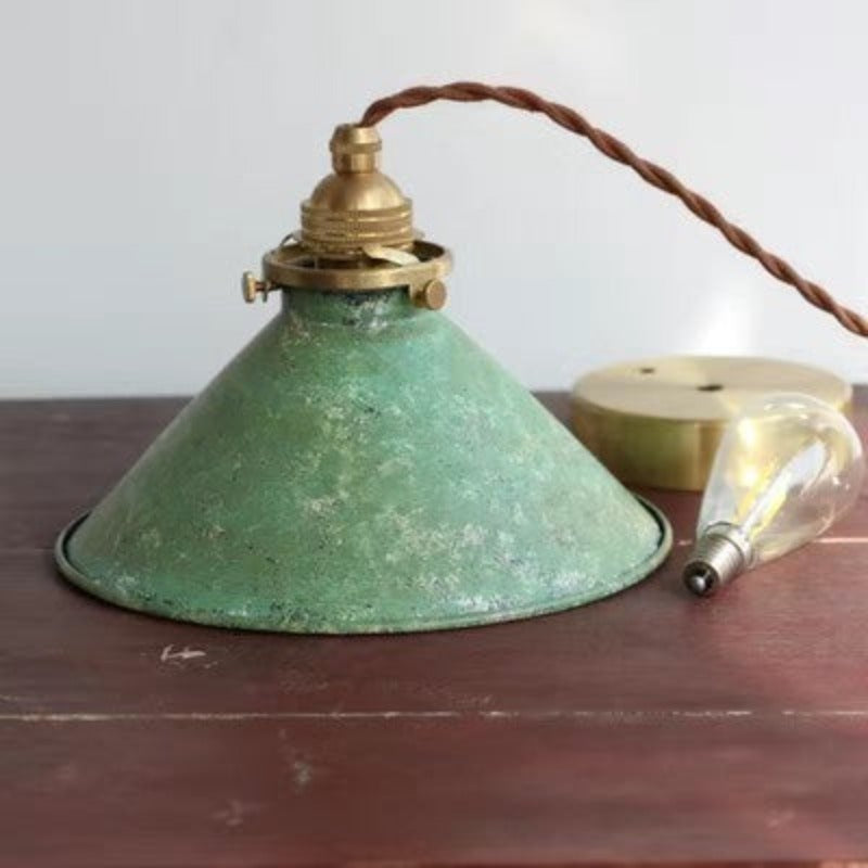 Retro Metalen Hanglamp Conusvorm Keuken Balkon Eetkamer Woonkamer Vintage Industrieel Sfeerlicht Design | Sulvida