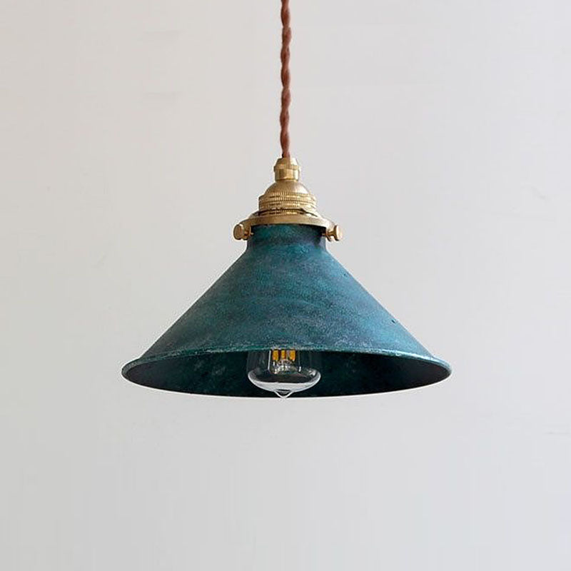 Retro Metalen Hanglamp Conusvorm Keuken Balkon Eetkamer Woonkamer Vintage Industrieel Sfeerlicht Design | Sulvida