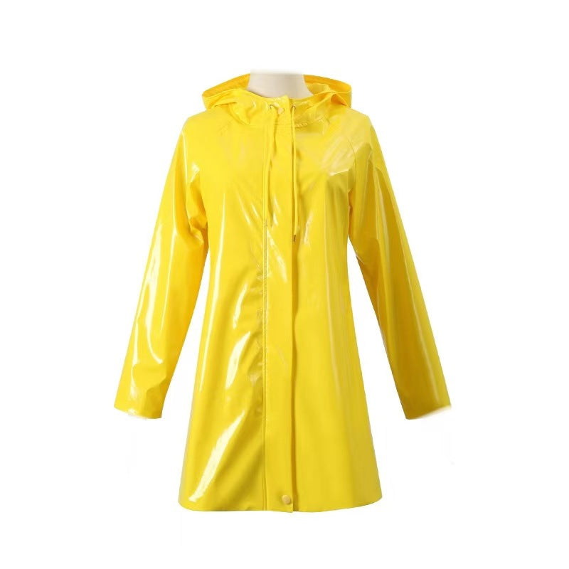 Gele Regenjas Verkleedkostuum Trenchcoat voor Anime Convention Halloween Cosplay Feest Carnaval Themafeest | Sulvida