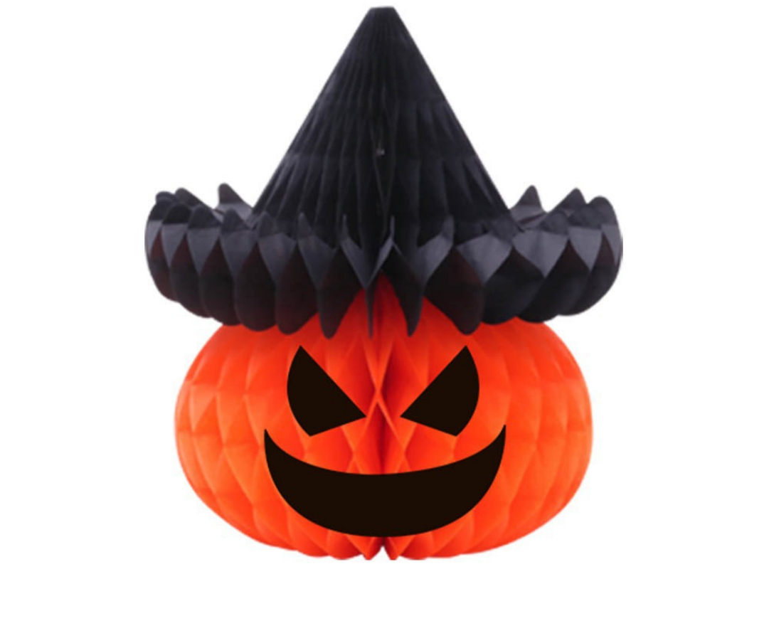 Opvouwbare Papieren Lantaarn Halloween Decoratie Vleermuis Pompoen Spin Ophangbaar Feest Party Versiering | Sulvida
