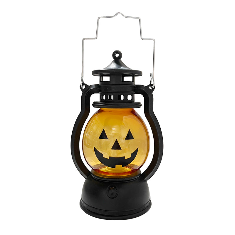 Halloween Lantaarn LED Pompoenlamp Oranje Draagbaar Tuinverlichting Terras Camping Decoratief Sfeer Licht | Sulvida