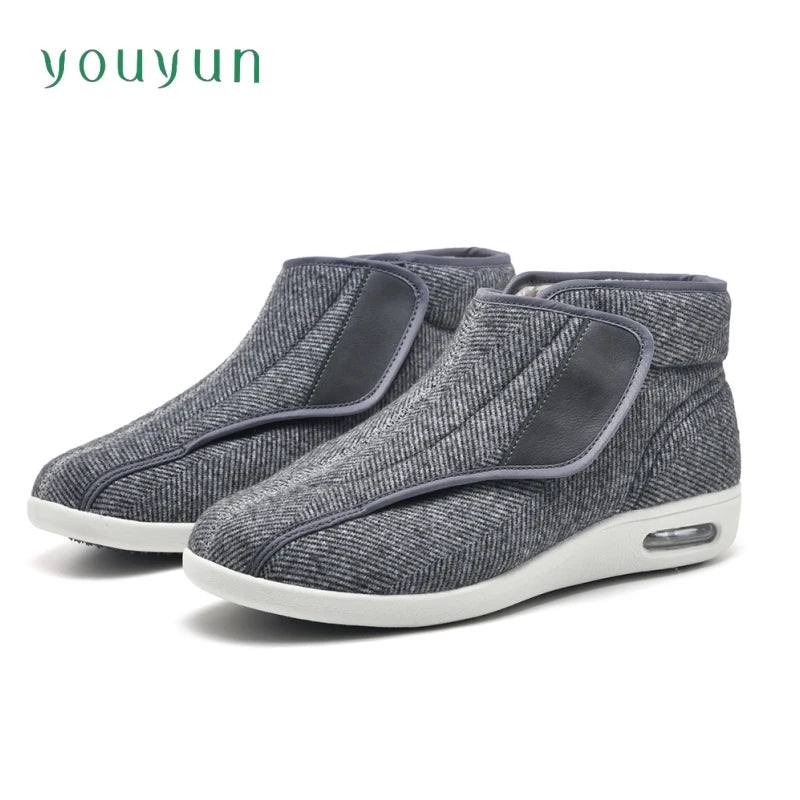 Orthopedische Wandelschoenen Extra Breed Verstelbaar Klittenband Unisex Comfortschoenen Ademend Dagelijks | Sulvida