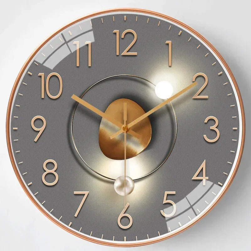 Stille Wandklok Geruisloos Uurwerk 30cm Klassiek Design Slaapkamer Kantoor Woonkamer Moderne Interieur Decoratie | Sulvida