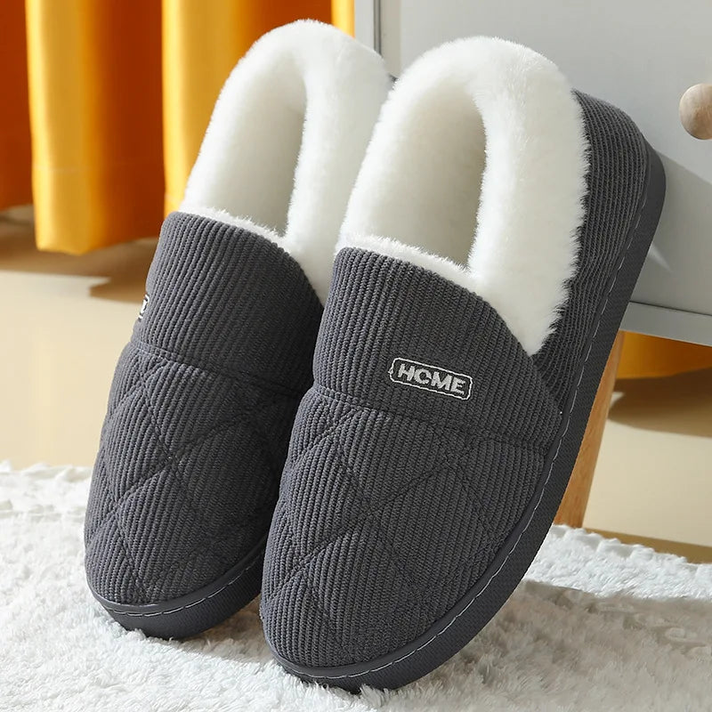 Winterpantoffels Pluche Heren Dames Zachte Zool Bontslippers Warm Huisschoenen Antislip Comfortabel Binnen | Sulvida