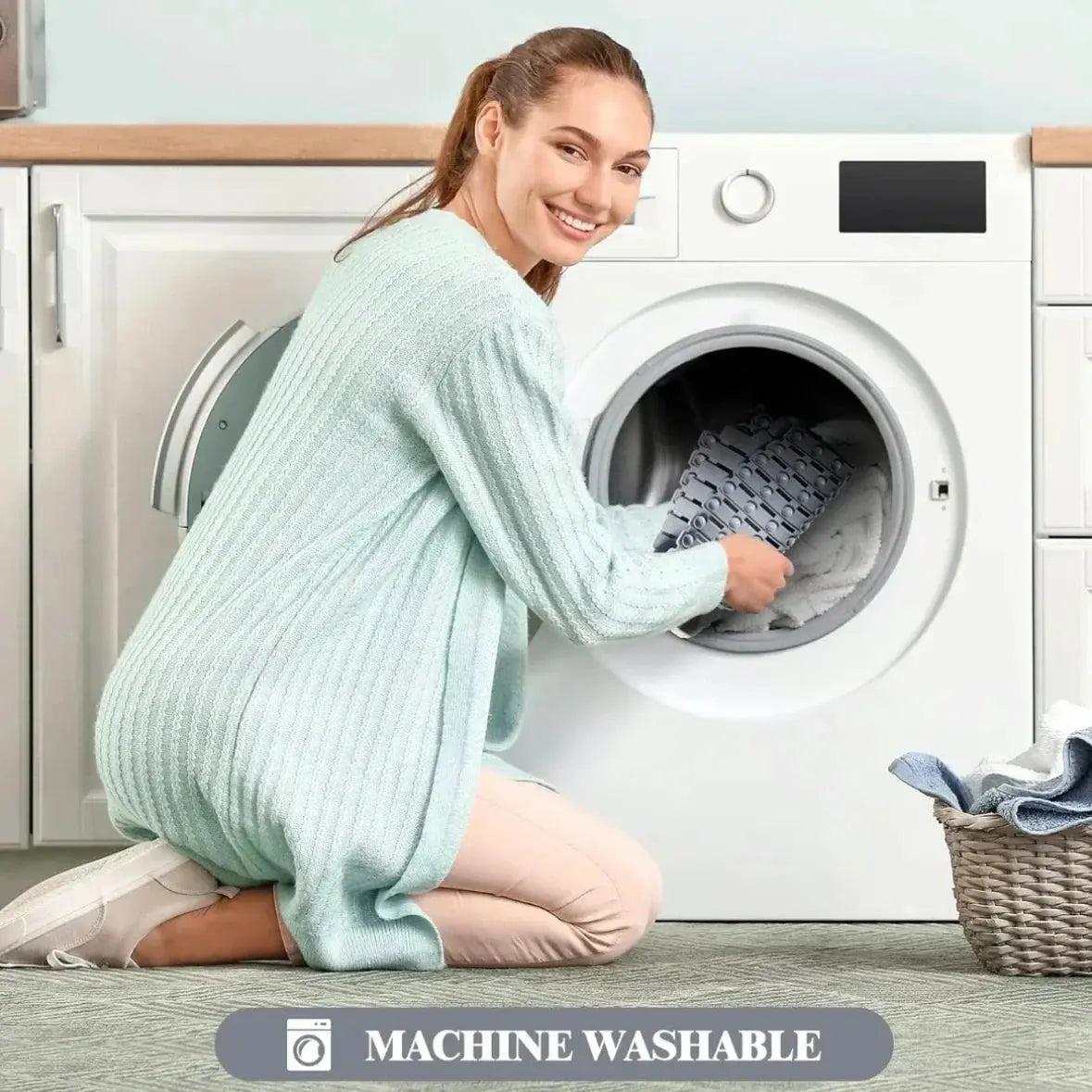Antislip Badmat Siliconen met Zuignappen 40×63 cm Veilige Douchemat voor Badkamer Douchecabine Vloer | Sulvida