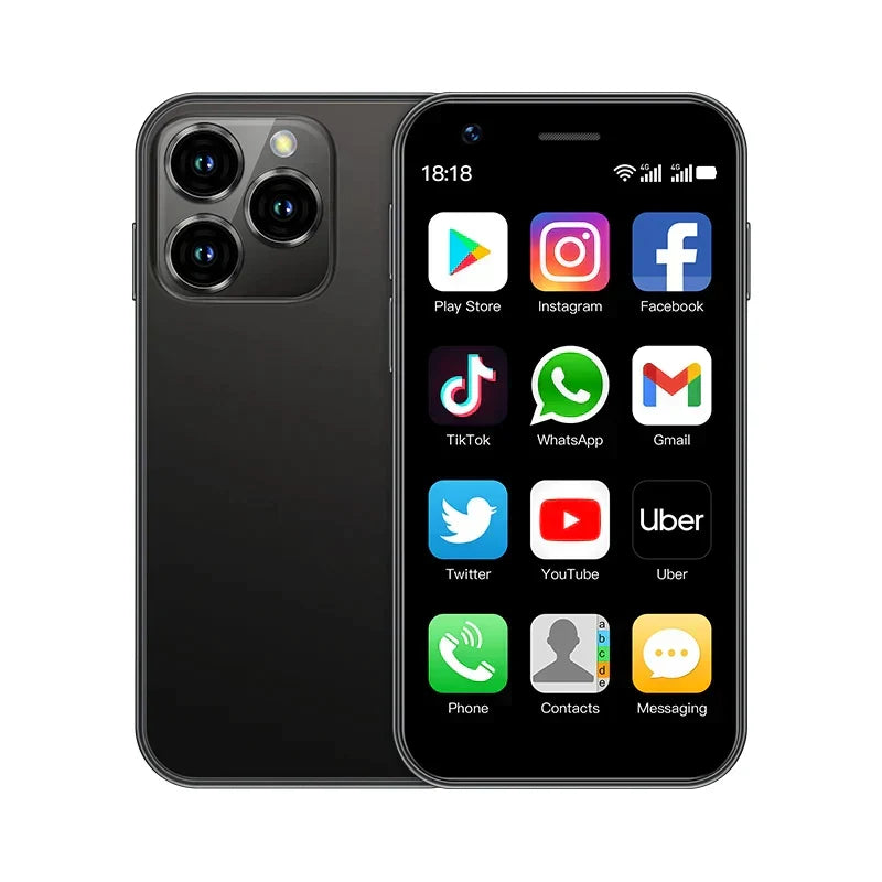 Compacte Mini Smartphone 3 Inch Touchscreen Dual SIM WiFi GPS Android Zaktelefoon voor Reizen en Onderweg | Sulvida