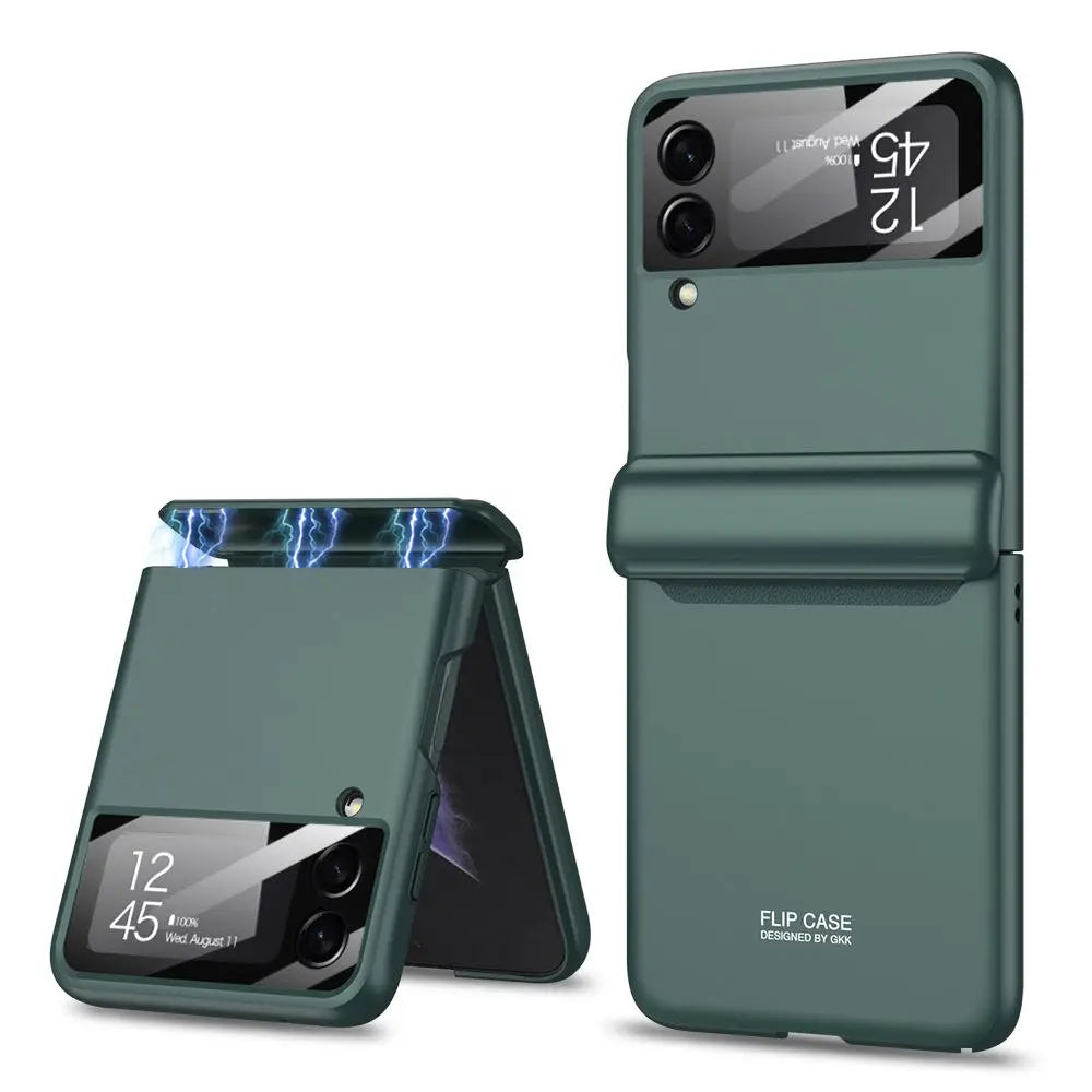 Coque de protection pour Galaxy Z Flip 4 – Coque antichoc de qualité militaire avec recharge sans fil et protection contre les chutes | Sulvida