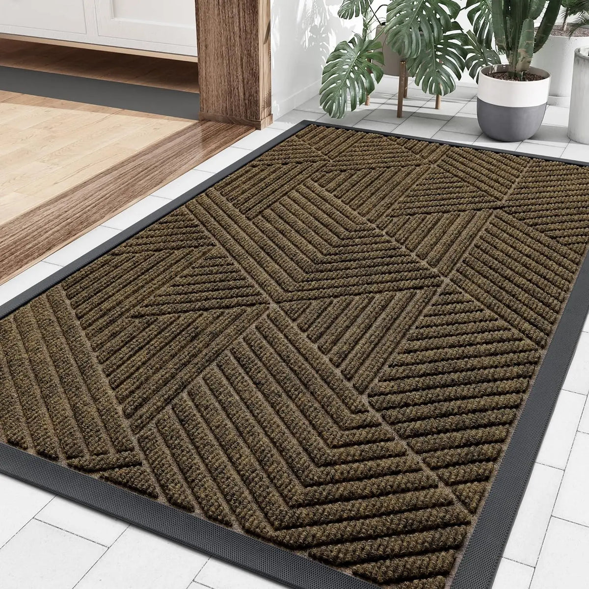 Antislip Deurmat Absorberend Laag Profiel Indoor Outdoor Entree Tapijt Vuil Vocht Opvangmat Huis Hal Woning | Sulvida
