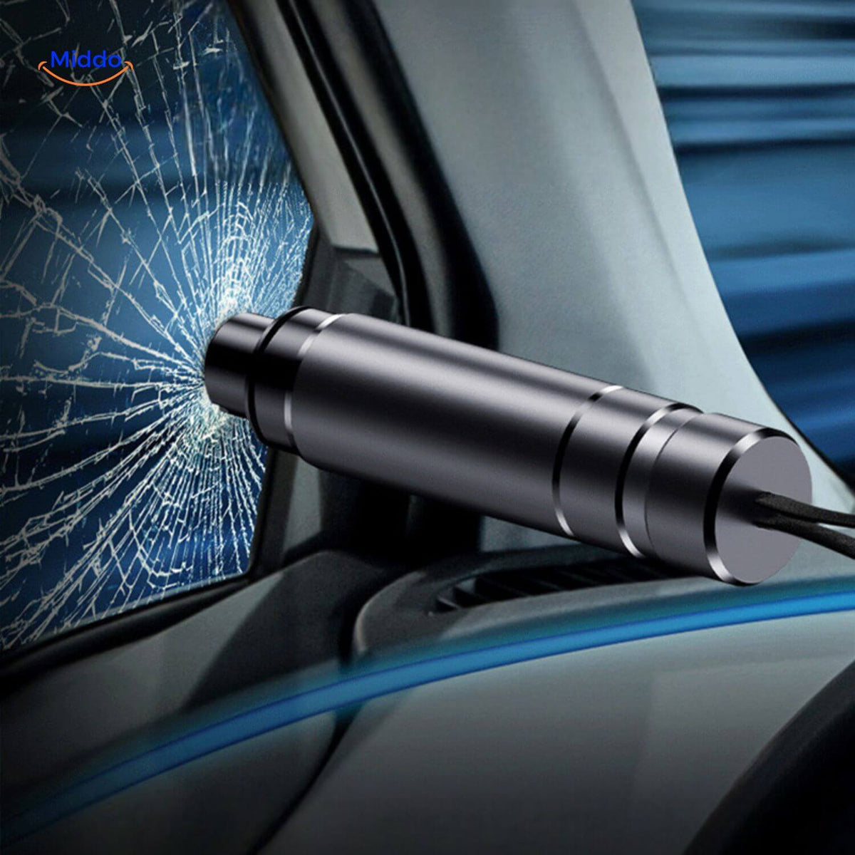 3-in-1 Noodgereedschap Auto Veiligheid Glasbreker Gordelsnijder Veiligheidshamer Compact Redding Noodsituatie | Sulvida