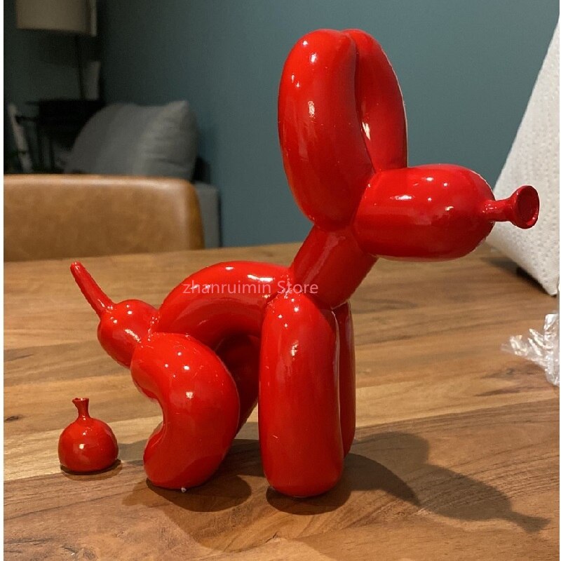 Balloon Dog Decoratiesculptuur Kunsthars Modern Design Woonaccessoire voor Woonkamer Slaapkamer Interieur | Sulvida
