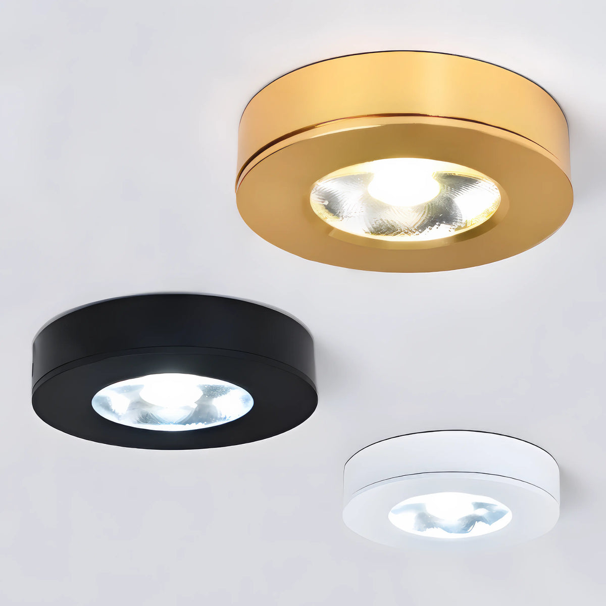 Inbouwspot ultradun met LED verlichting energiezuinig plafond modern strak design licht aluminium wit zwart goud | Sulvida