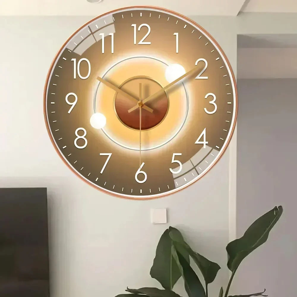Stille Wandklok Geruisloos Uurwerk 30cm Klassiek Design Slaapkamer Kantoor Woonkamer Moderne Interieur Decoratie | Sulvida