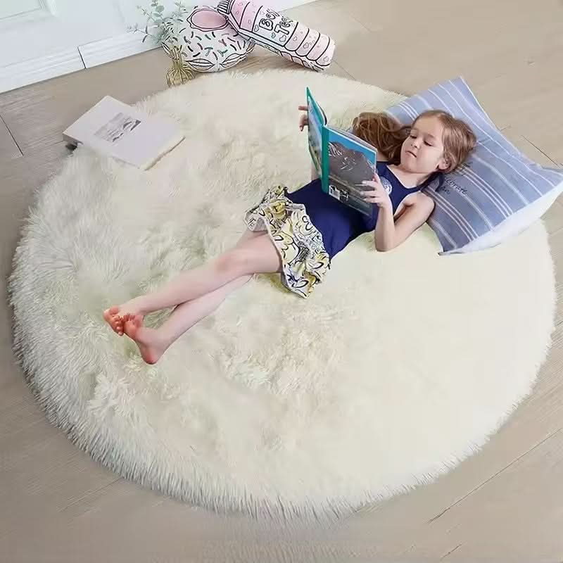 Hoogpolig Vloerkleed Zacht Pluche voor Woonkamer Slaapkamer Comfortvol Interieur Tapijt Decoratief 60-120cm | Sulvida