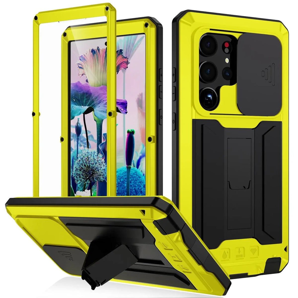 Étui à 360 degrés avec protecteur d’écran intégré pour Samsung Galaxy S23 Ultra | Sulvida