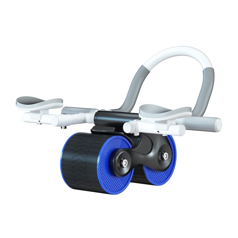 Buikspierwiel met Elleboogsteun Zwart Oranje Grijs Fitness Core Training Workout Oefening Roller Home Gym | Sulvida