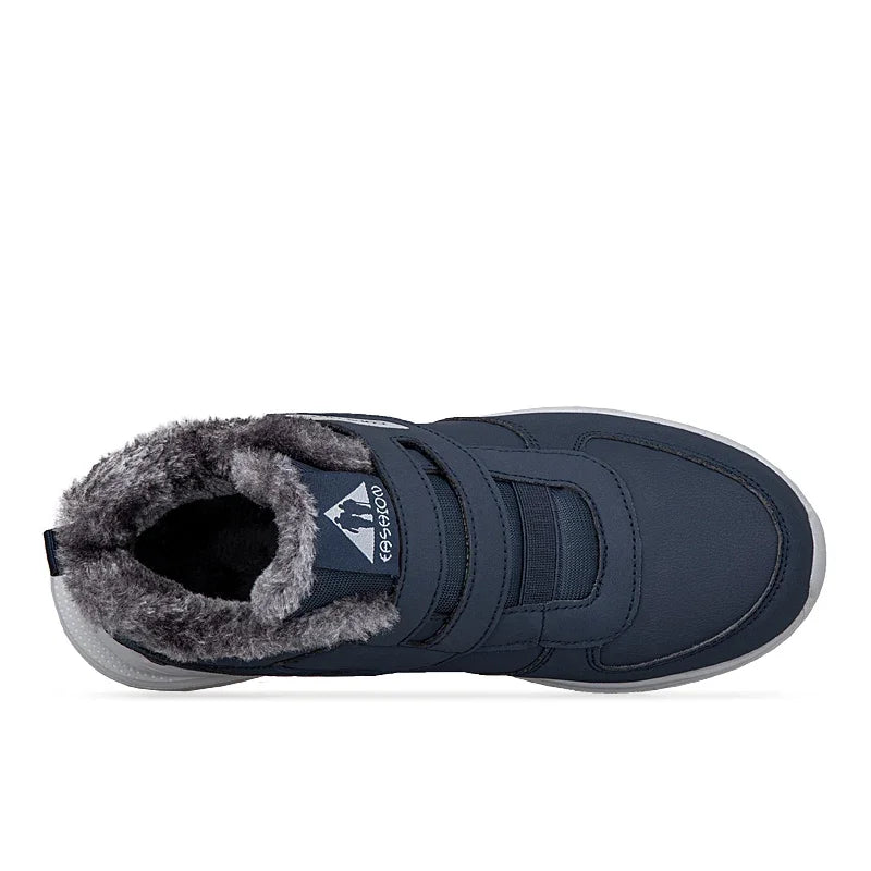 Orthopedische winterschoenen verstelbaar klittenband teddy voering warm comfort gezwollen voeten wandelen | Sulvida