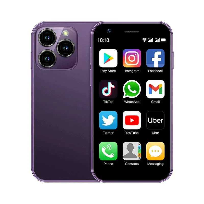 Compacte Mini Smartphone 3 Inch Touchscreen Dual SIM WiFi GPS Android Zaktelefoon voor Reizen en Onderweg | Sulvida