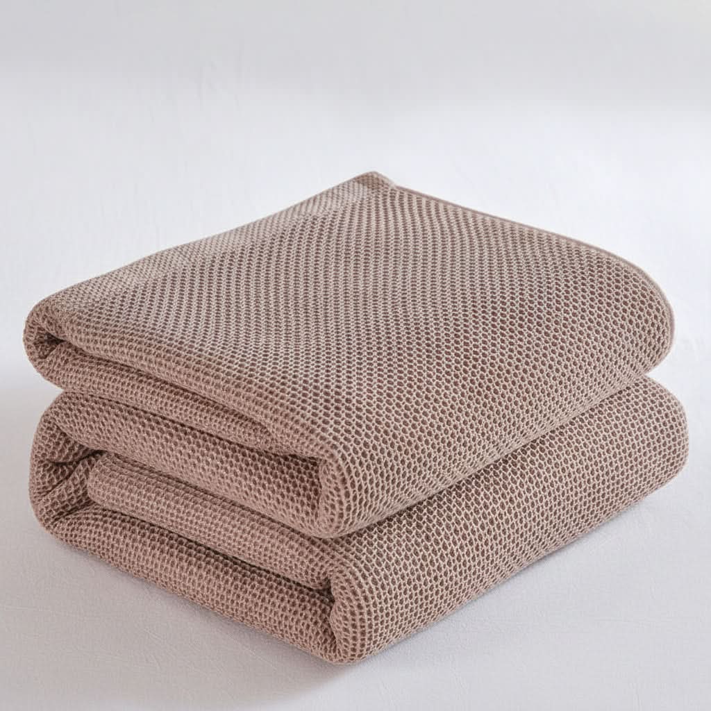 Katoenen Mousseline Plaid met Franjes voor Bank en Bed - Luchtige Deken in Bohemian Stijl voor Woonkamer | Sulvida