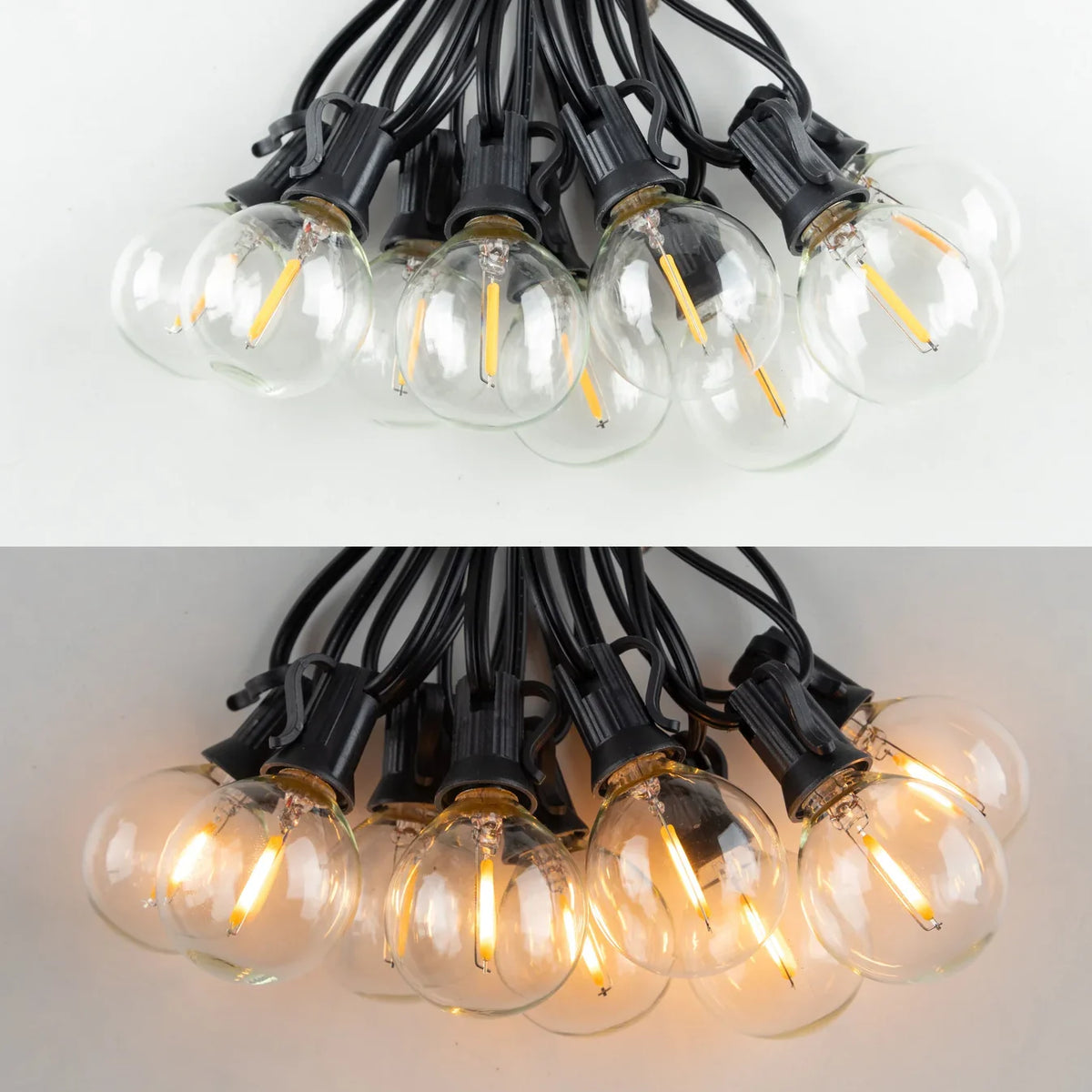 Solar Lichtslinger Tuinverlichting 9 of 15 Meter LED Warmwit Buitenverlichting Buiten Sfeerverlichting | Sulvida
