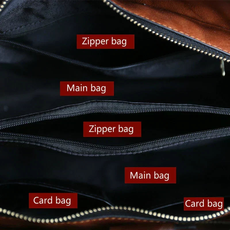 Vintage Handtas met Reliëf Patroon Kunstleder Elegante Damestas Schoudertassen Fashion Accessoire Dagelijks Gebruik | Sulvida