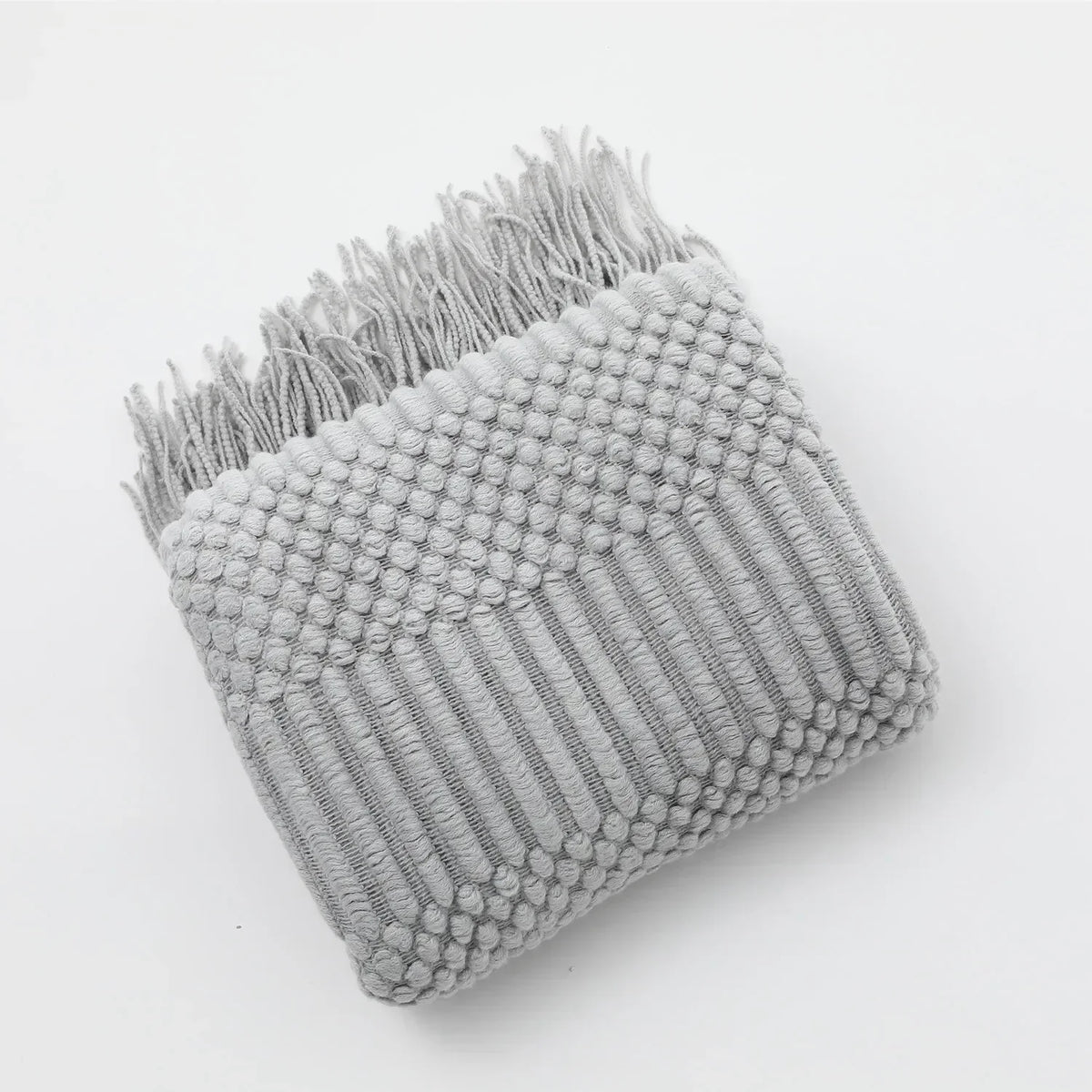 Gebreide Plaid Scandinavisch Design 150x240 cm Acryl Woonplaid Warmte Comfort Decoratief Interieur Woonkamer | Sulvida