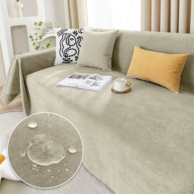 Meubelbeschermer met Franjes Waterdicht Spandex Polyester Hoes voor Bank Bed Stoel Multifunctioneel Elegant | Sulvida